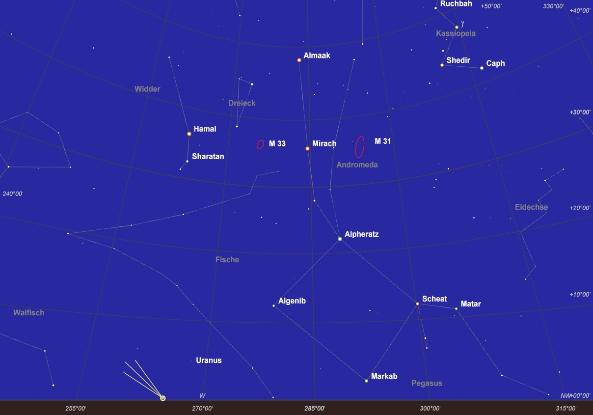 Aktuelle Aufsuchkarte Komet Panstarrs